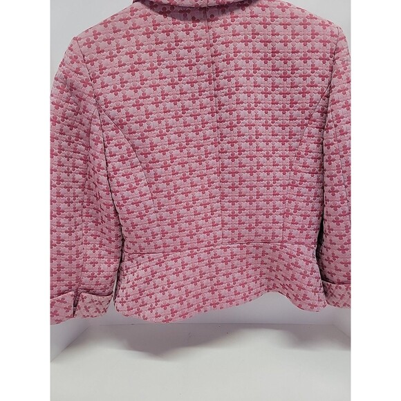 Liz Claiborne 90s‎ Vtg Women's Long Sleeve Pink Button Up Blazer Sz 8 - Picture 13 of 13